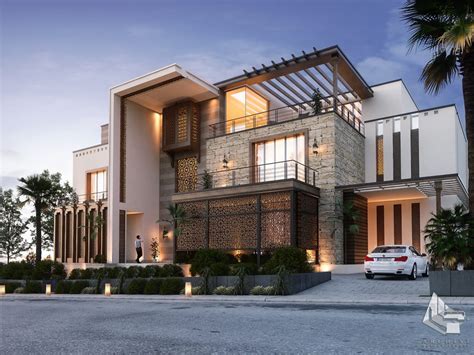 Modern Arabic Villa Design Modern Arabic Show Mansion District One