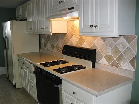 Painted Backsplash Tutorial Kitchens Diy Tile Backsplash Paint