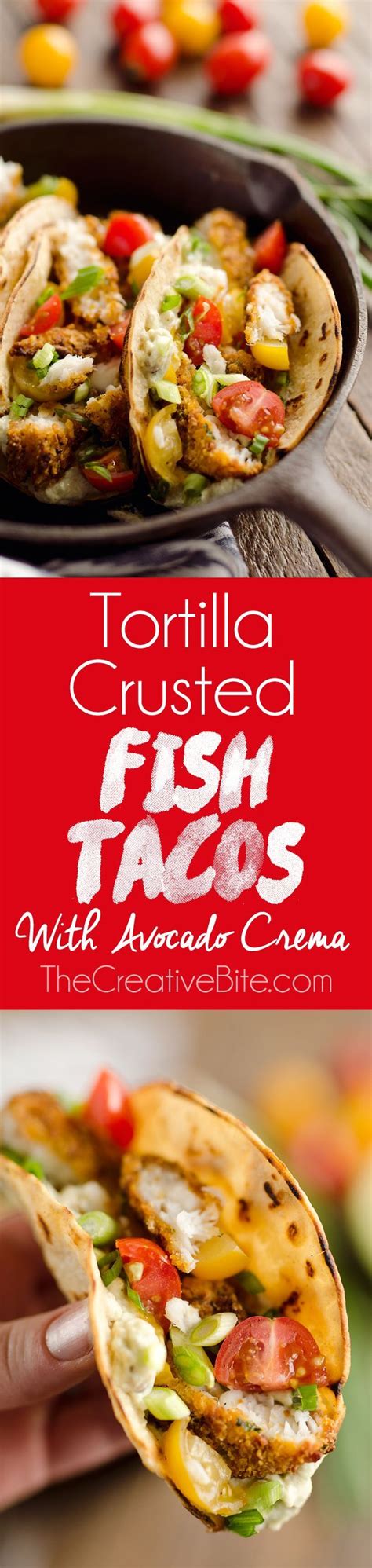 We did not find results for: Tortilla Crusted Fish Tacos with Avocado Crema are a ...