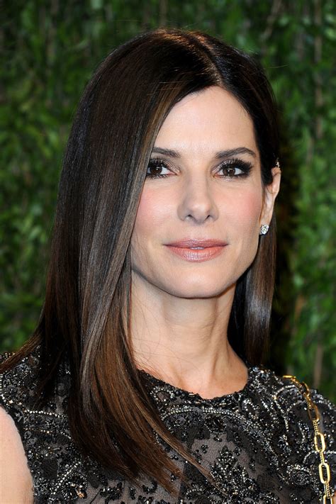 Sandra Bullock Pink Lipstick Sandra Bullock Beauty Looks