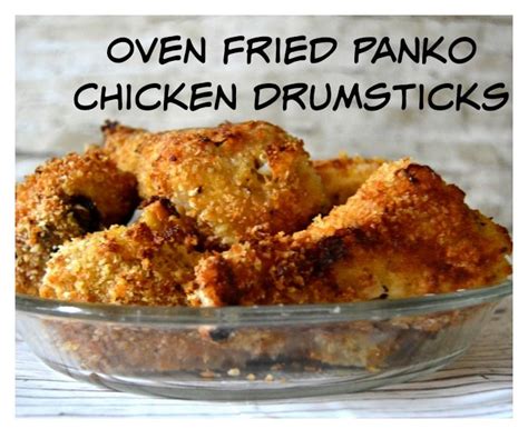 Dredge the chicken in the flour and then dip it in the beaten eggs, shaking to remove excess. Easy Panko-Crusted Oven Fried Chicken Drumsticks | Moola ...