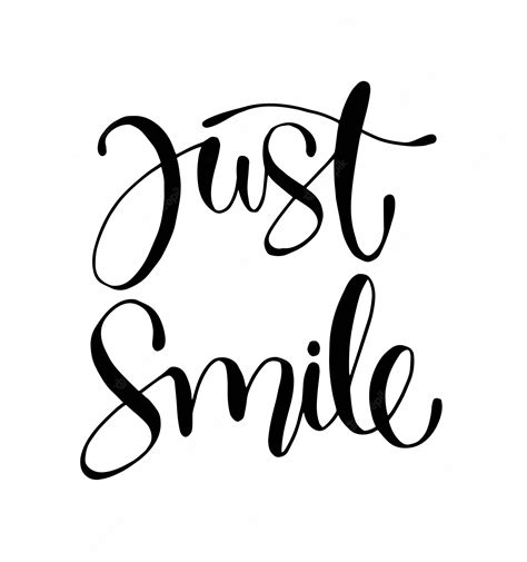 Smile Black And White Quotes