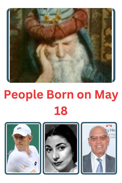 Famous People Born On May 18 Birthdays Personalities