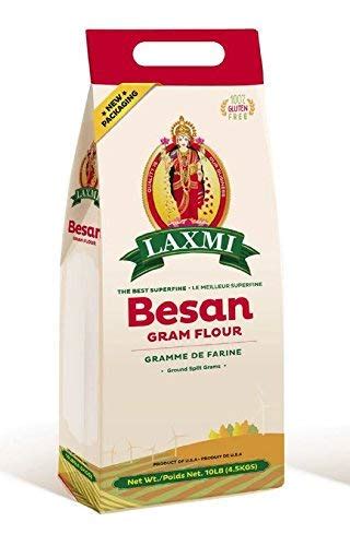 Laxmi Freshly Milled Besan Gram Flour Chickpea Flour 10lb Set Of 10