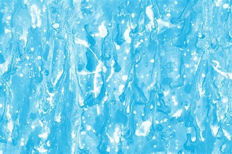 Light Blue Abstract Background Paint Splashes Texture Stock Photo