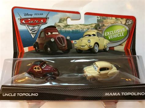 Disney Pixar Cars 2 Pack Uncle Topolino And Mama Topolino 4199 Picclick