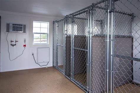 12x36 Commercial Dog Kennel 6 Run W Feed Room Backyard Escapes