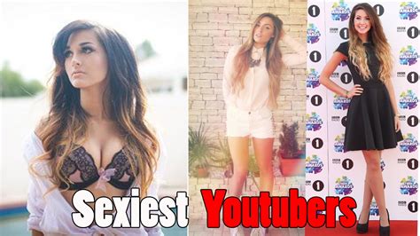 Top Sexiest Female Youtubers Sssniperwolf Zoella Etc Youtube