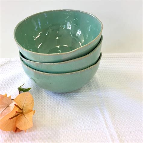 Soup bowl Ceramic bowl Mixing bowl turquoise bowl Small | Etsy | Ceramic bowls, Turquoise bowl 