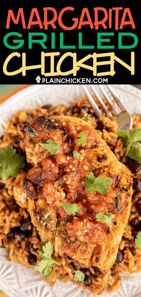 Check spelling or type a new query. Margarita Grilled Chicken - the BEST! Only 3 ingredients ...