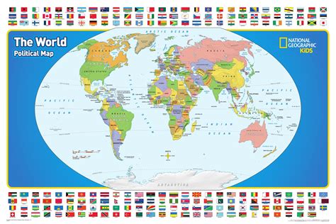 Pin By 💧 On Infographics Kids World Map World Political Map