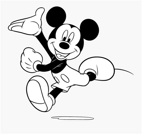 Black And White Mickey Clipart 421
