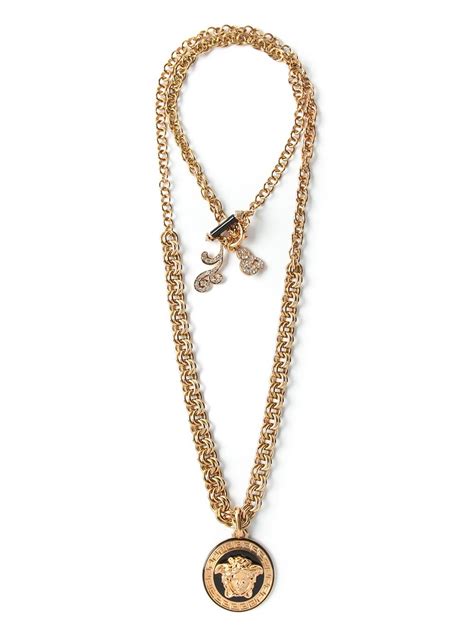 Versace Medusa Necklace In Gold Metallic Lyst