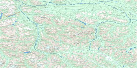 Spatsizi River Topo Map Free Online Nts 104h Bc