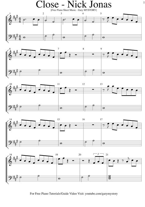Free Printable Piano Sheet Music With Letters Printable Templates