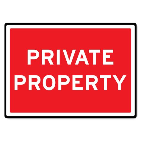 Private Property Sign The Signmaker