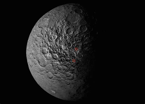 Ice In Ceres Shadowed Craters Linked To Tilt History SpaceRef