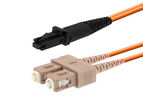 1m Multimode Fiber Optic Cable 625125 Mtrj To Sc Computer Cable