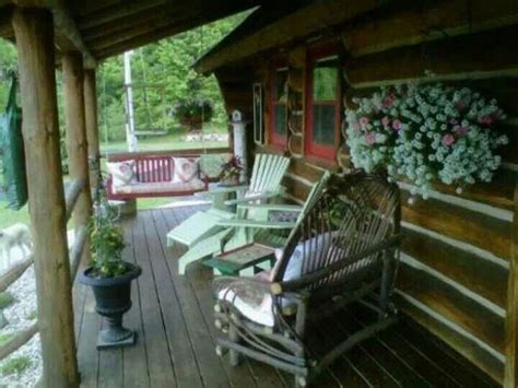 Log Cabin Porch Log Cabin Porch Log Cabin Living Home Porch Log