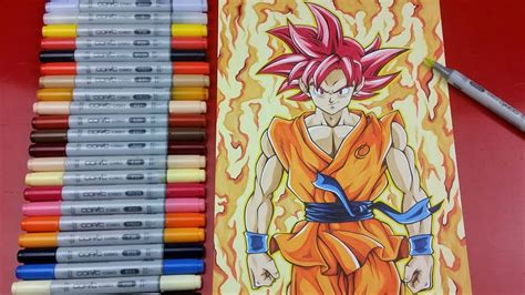 Deviantart is the world's largest online social community for artists and art enthusiasts, allowing people to connect gogeta and vegito ball drawing dragon ball super art dragon dragon ball artwork dragon city dragon ball goku. Drawing GOKU Super Saiyan GOD | TolgArt - YouTube