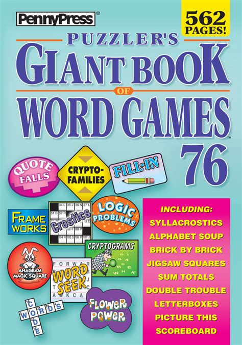 Puzzlers Giant Book Of Word Games Penny Dell Puzzles