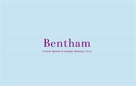 Bentham Font Free Download Font Sonic
