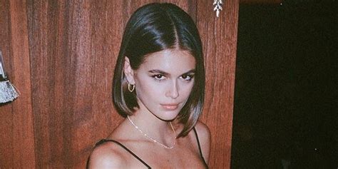 Kaia Gerber Debuts Two New Line Tattoos With Brother Presley