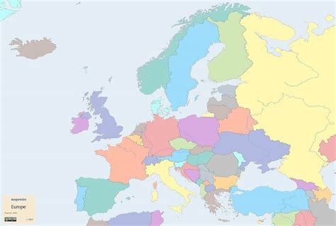 Political Maps Of Europe Mapswire