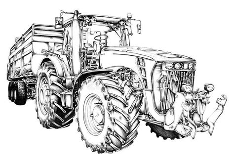 Kleurplaat Trekker Fendt