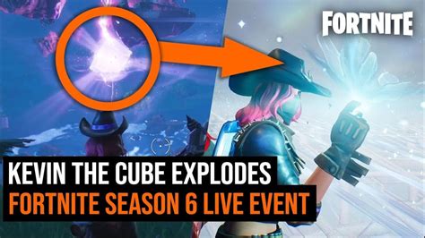 Fortnites Cube Explodes Season 6 Live Event Gameplay Youtube