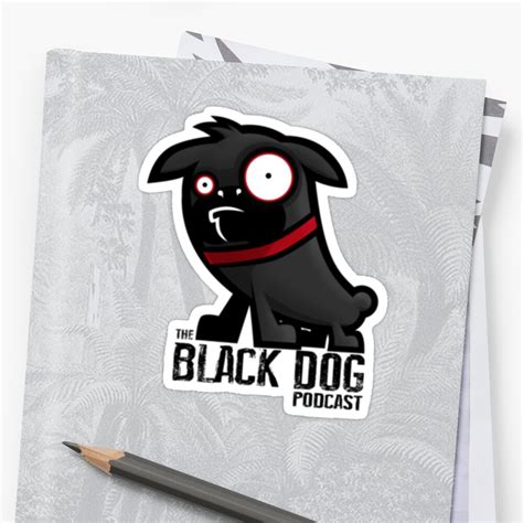 Blackdog Logo 1 Stickers By Blackdogpodcast Redbubble