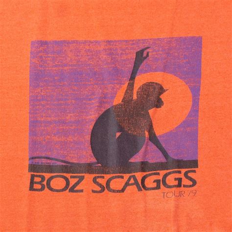 Vintage 1970 1980 Boz Scaggs Concert Tour Shirt Vintage Boz Etsy