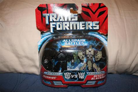 Transformers Movie Toys 2007 Ironhide Vs Desert Blackout Allspark Battles 2 Pack Parry