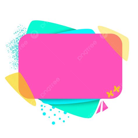 Colorful Text Banner Text Box Frames Colorful Banners Abstract Shape