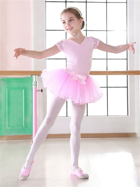Girls Ballet Leotard And Tutu Skirt Pink 160 In 2021 Ballet