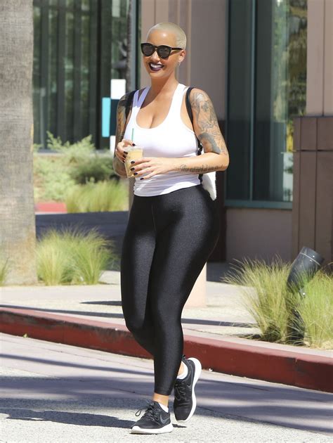 Amber Rose Arrives At Dwts Practice In Hollywood 09232016 Hawtcelebs
