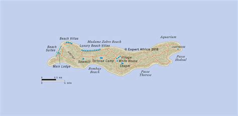 Reference Map Of Desroches Island Seychelles Expert Africa