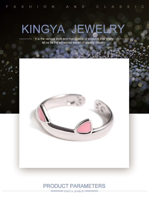 Simple Open Cat Jewelry Pussy Ring Set For Women Buy Ring Set For