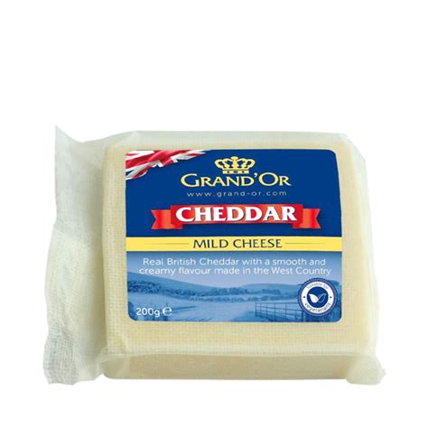 Grandor Cheddar White Mild Cheese Online Grocery Shopping And