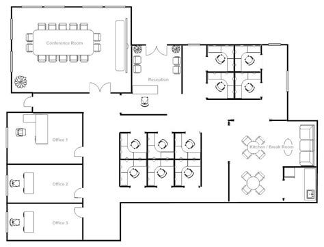 Office Plan Layout Software 3 Great Options Office Floor Plan