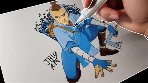 Drawing Sokka From Avatar The Last Airbender Youtube