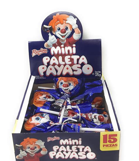 Paleta Payaso Mini 15 Pcs