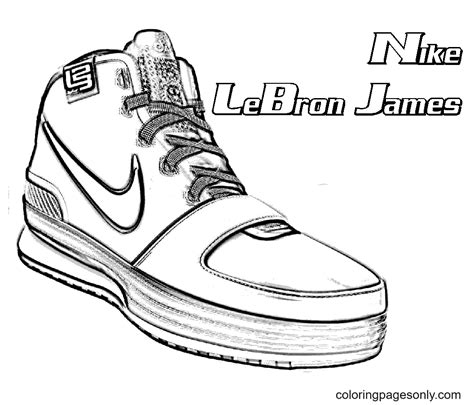 91 Free Printable Shoe Coloring Pages