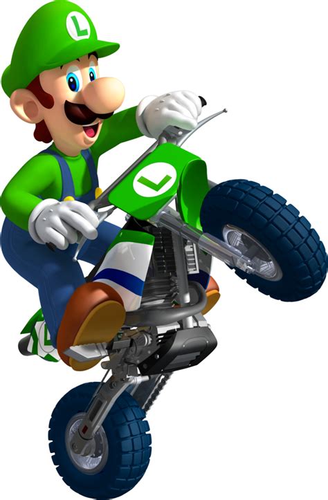 Luigi Mario Kart Characters Png