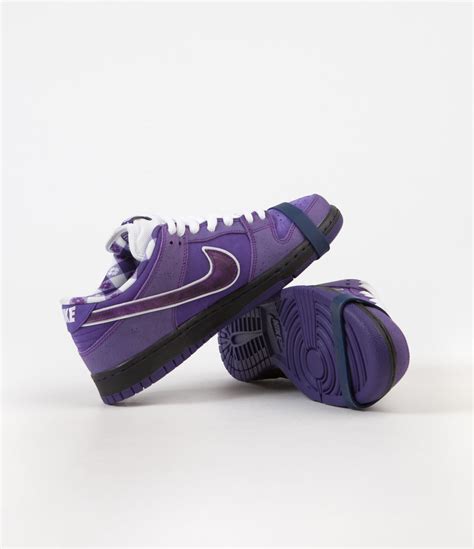 Nike Sb X Concepts Dunk Low Pro Og Purple Lobster Shoes Voltage Pu