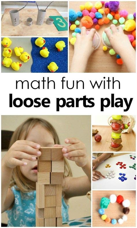 Loose Parts Play And Mathematics Math Activities Preschool Math For