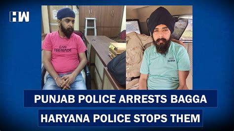 Haryana Police Stops Punjab Police Team That Arrested Bjp Leader Tajinder Pal Bagga Bhagwant