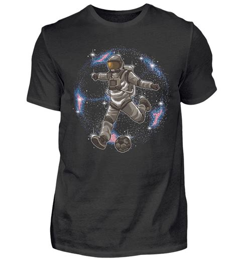 Fussball Astronaut Shirts T Shirt Stilsicher