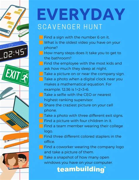 11 Fun Office Scavenger Hunt Ideas And Templates For 2023