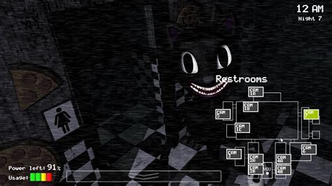 My First Mod With Sounds Cartoon Cat In Fnaf 1 Fnaf 1 Mods Youtube